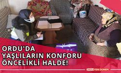 Ordu'da yaşlıların konforu öncelikli halde!