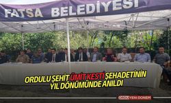 Ordulu Şehit Ümit Kesti Şehadetinin Yıl Dönümünde Anıldı