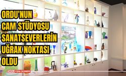 Ordu'nun cam stüdyosu sanatseverlerin uğrak noktası oldu