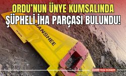 Ordu’nun Ünye Kumsalında Şüpheli İHA Parçası Bulundu!