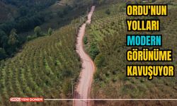 Ordu'nun yolları modern görünüme kavuşuyor