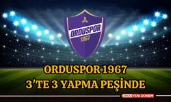 Orduspor 1967, 3'te 3 Yapma Peşinde