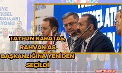 Tayfun Karataş, Rahvan As Başkanlığına Yeniden Seçildi