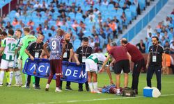 Trendyol Süper Lig: Trabzonspor: 2 - Konyaspor: 1 (İlk yarı)