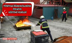 Ordu'da TÜBİTAK Öğrencilerine İtfaiye Eğitimi Verildi