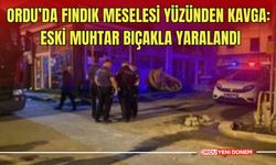 Ordu’da fındık meselesi yüzünden kavga: Eski muhtar bıçakla yaralandı