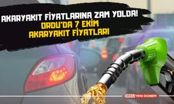 Akaryakıt Fiyatlarına Zam Yolda! Ordu'da 7 Ekim Akaryakıt Fiyatları