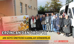 Erzincan'dan Ordu'ya Arı Sütü Üreticisi Kadınlar Gönderildi