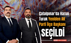 Çatalpınar’da Harun Turak Yeniden AK Parti İlçe Başkanı Seçildi