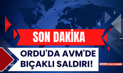 Ordu'da AVM'de Bıçaklı Saldırı!