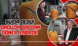 Bu Da Oldu! Ordu’da Baldan Döner Yapıldı!