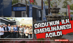 Ordu'nun İlk Emeklihanesi Açıldı