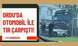 Ordu'da Otomobil ile Tır Çarpıştı!