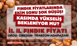 Fındık Fiyatlarında Ekim Sonu Şok Düşüş! Kasımda Yükseliş Bekleniyor mu?