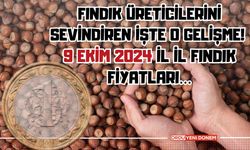 Fındık Üreticilerini Sevindiren İşte O Gelişme! 9 Ekim 2024 İl İl Fındık Fiyatları…