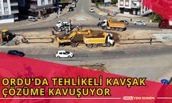 Ordu’da Tehlikeli Kavşak Çözüme Kavuşuyor