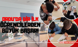 Ordu’da bir ilk! Öğrencilerden Büyük Başarı