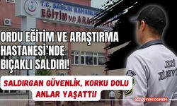 Ordu Eğitim ve Araştırma Hastanesi’nde Bıçaklı Saldırı! Saldırgan Güvenlik, Korku Dolu Anlar Yaşattı!