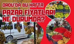 Ordu’da Bu Hafta Pazar Fiyatları Ne Durumda?