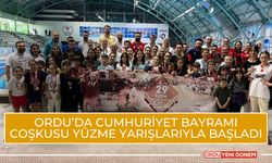 Ordu’da Cumhuriyet Bayramı Coşkusu Yüzme Yarışlarıyla Başladı