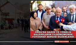 Ordu'da Gazze'ye Yönelik Saldırıların Yıldönümünde Fotoğraf Sergisi Düzenlendi