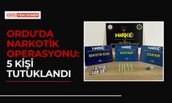 Ordu'da Uyuşturucu Operasyonu: 5 Kişi Tutuklandı