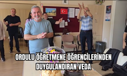 Ordulu Öğretmene Öğrencilerinden Duygulandıran Veda