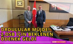 Ordulular Müjde! 2.OSB İçin Beklenen Ödenek Geldi