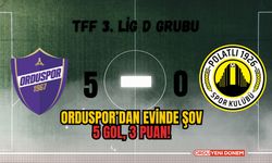 Orduspor’dan Evinde Şov: 5 Gol, 3 Puan!