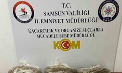 Samsun’da 150 kilo kaçak tütün ele geçirildi: 2 gözaltı