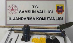 Samsun’da kaçak kazı yapan 3 kişi yakalandı