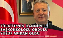 Türkiye'nin Hannover Başkonsolosu Ordulu Yusuf Arıkan Oldu