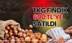 1 KG Fındık 600 TL’ye Satıldı