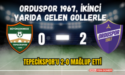 Orduspor 1967, İkinci Yarıda Gelen Gollerle Tepecikspor'u 2-0 Mağlup Etti