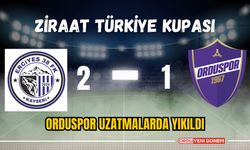 Orduspor 1967 Uzatmalarda Yıkıldı