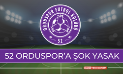 52 Orduspor Taraftarına Şok Yasak!