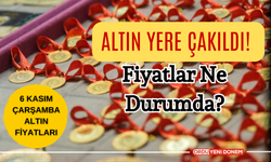 Altın Yere Çakıldı! 6 Kasım Çarşamba Altın Fiyatları