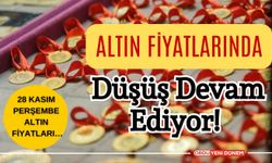 Altın Fiyatlarında Düşüş Devam Ediyor! 28 Kasım Altın Fiyatları…