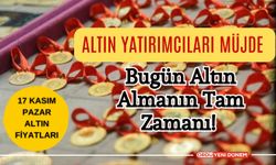 Altın Yatırımcıları Müjde, Bugün Altın Almanın Tam Zamanı! 17 Kasım Altın Fiyatları…