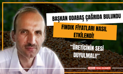 Başkan Odabaş Çağrıda Bulundu, Fındık Fiyatları Nasıl Etkilendi!