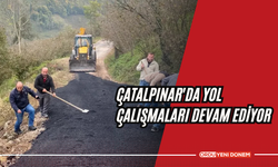 Çatalpınar'da Yol Çalışmaları Devam Ediyor