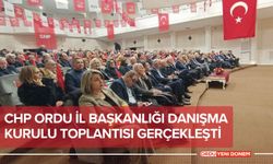 CHP Ordu İl Başkanlığı Danışma Kurulu Toplantısı Gerçekleşti