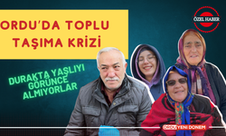 Ordu’da Toplu Taşıma Krizi