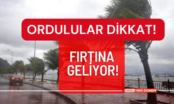 Ordulular Dikkat! Fırtına Geliyor!