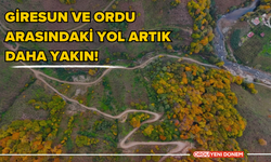 Giresun Ve Ordu Arasındaki Yol Artık Daha Yakın