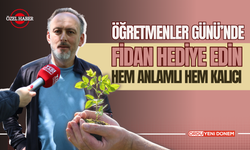 Öğretmenler Günü’nde Fidan Hediye Edin