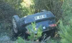 Kastamonu’da mıcıra kapılan otomobil takla attı: 1 yaralı