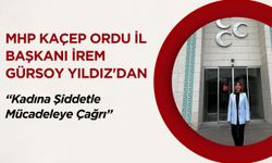 MHP KAÇEP Ordu İl Başkanı İrem Gürsoy Yıldız'dan Kadına Şiddetle Mücadeleye Çağrı