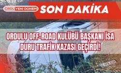 Ordulu Off-Road Kulübü Başkanı İsa Duru Trafik Kazası Geçirdi!