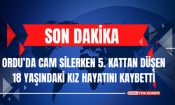 Ordu'da Cam Silerken 5. Kattan Düşen 18 Yaşındaki Kız Hayatını Kaybetti